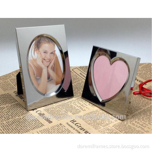 Lovely Christmas Gift photo frame,/Wholesale stainless frames photography /Heart Shape photo frame
